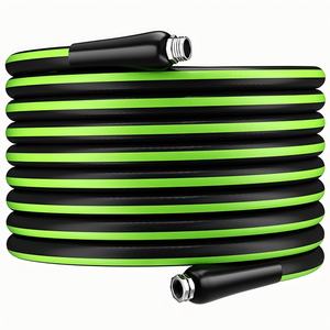 Tuyau d'arrosage de jardin 75 pieds x 5/8 pouces en PVC, tuyau flexible robuste avec poignée rotative, anti-abrasion et montable au mur pour l'entretien des plantes et de la cour - Product Image 6