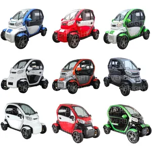 Yeni sıcak versiyon akıllı 3 koltuk 4 tekerlekli ucuz mini elektrikli otomobil dört tekerli araç satılık