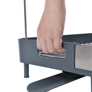 Wireking thiết kế mới thép không gỉ món ăn khô giá tấm giá nhà bếp Organizer đồ dùng chủ lưu trữ Kệ - Product Image 5