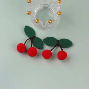 Bordure en pompons de cerisier non tissés avec fil doré pour pinces à cheveux, accessoires vestimentaires, ornements décoratifs Printemps 2024 Yiwu - Product Image 4