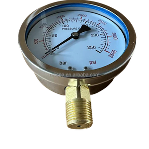 Manomètre hydraulique en acier inoxydable haute <span class=keywords><strong>pression</strong></span> 6 ''personnalisable manomètre 63mm 100mm 150mm - Product Image 4