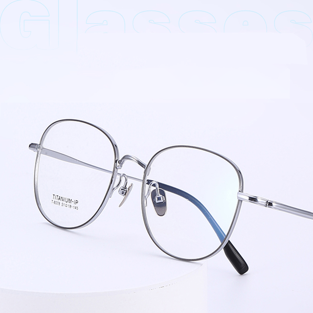 Satisfaction Guaranteed-Best-selling 13g Pure Titanium Classic Lightweight Durable Full-Rim Men's Women's Universal Eyeglass