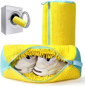 Bolsa de Lavado de Zapatos Reutilizable de Chenilla con Cierre, para Lavadora, 39x19cm, Uso Doméstico, Modelo TY-20250613-66 - Product Image 1