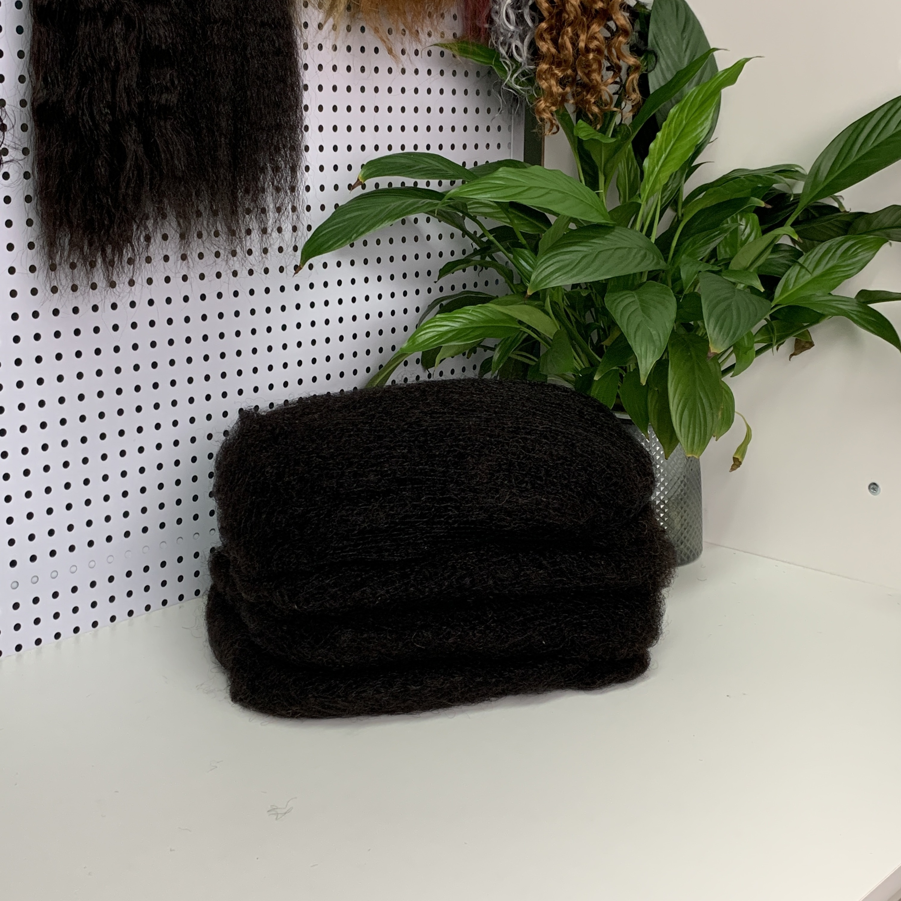 KAMA 4CW Indian Remy Virgin Afro Kinky Bulk Human Hair 50g for Dreadlocks Twist Braiding Extensions Detail Section 4
