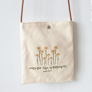 Ensemble de petits sacs à bandoulière en toile multi-motifs - <span class=keywords><strong>Mini</strong></span> sac à main mignon à imprimé de dessin animé/fleur pour enfants/femmes - Product Image 5