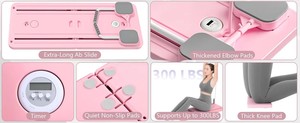 Planche de Pilates abdominale multifonctionnelle pliable CZFIT, accessoire de gym polyvalent pour l'entraînement sur le ventre, haute qualité, best-seller - Product Image 3