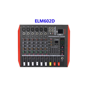 Hot Selling 250W Professional 6-Channel ELM602D Multi-Function USB <strong>Interface</strong> Controller Mini Audio Amplifier - Product Image 1