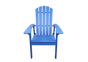 Chaise de salle à manger d'extérieur moderne <span class=keywords><strong>Fauteuil</strong></span> de jardin <span class=keywords><strong>Adirondack</strong></span> avec matière <span class=keywords><strong>plastique</strong></span> polyrésine HDPE imperméable pour usage extérieur - Product Image 2