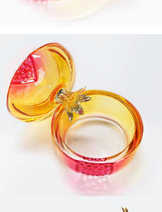 Vasos <span class=keywords><strong>de</strong></span> cristal al por mayor para herramientas <span class=keywords><strong>de</strong></span> <span class=keywords><strong>uñas</strong></span> acrílicas, con forma <span class=keywords><strong>de</strong></span> calabaza, granada y manzana, para manicura, recipientes Dappen para líquidos <span class=keywords><strong>de</strong></span> <span class=keywords><strong>uñas</strong></span> - Product Image 6