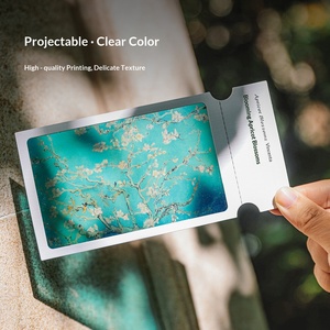 Tarjeta postal transparente con diseño de película de pintura al óleo transfronteriza, marcapáginas, <span class=keywords><strong>Van</strong></span> <span class=keywords><strong>Gogh</strong></span>, Monet, tarjeta de regalo retro avanzada, regalo de cumpleaños, película china - Product Image 2