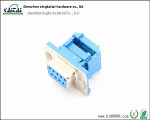 D-sub 9pin nữ máy tính kết nối cắm USB loại đồng liên hệ với vật liệu cho thuận tiện PCB Uốn Tóc bồng và xuyên - Product Image 5