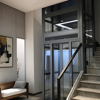 Ascenseur hydraulique autonome sans fosse pour villa, accessible aux fauteuils roulants, installation facile, pour maison résidentielle intérieure