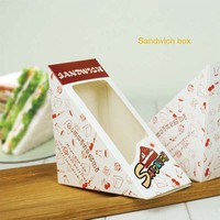 Boîtes d'emballage personnalisées en papier kraft jetable pour sandwichs, avec fenêtre, pour chips et aliments pour bébés, en matériaux recyclés, vente en gros