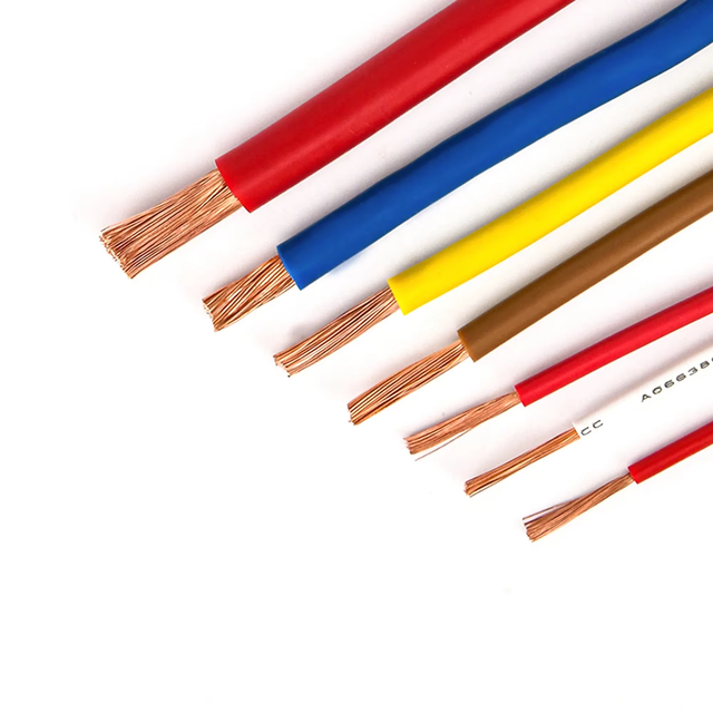 Single Core Pvc Coated Copper Cable House Electric Power Copper Wire Price 1.5mm 2.5mm 4mm 6mm