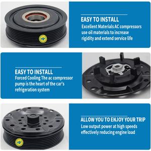 8831005080 8831002720 883100D330 Embrague Magnético para Compresor de Aire Acondicionado de Auto para COROLLA 12v - Product Image 6