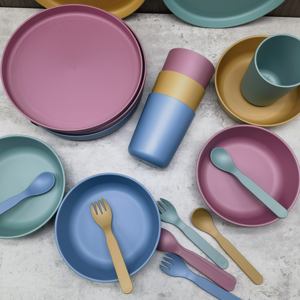 BOBE Eco HOME Durable Dishwasher Safe <strong>My</strong> <strong>First</strong> <strong>Meal</strong> Combo Set Children's Tableware BPA Free Bamboo - Product Image 6
