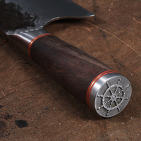 Top vente Serapian forgé à la main couteau de boucher os coupe couperet Camping couteau cuisine coupe Chef couteau