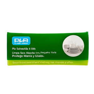 Salviette Salvauñas 6 Pezzi Piccole Verdi, Puliscono, Assorbono, Proteggono Mani e Unghie - Product Image 2
