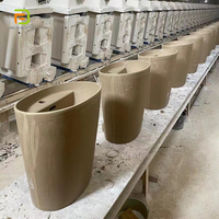 Vente en gros de produits sanitaires pour hôtels, cuvette suspendue au mur et cuvette de toilette monobloc, ensemble de toilettes et d'évier en céramique pour salle de bains