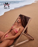 Maillot de bain en tissu confortable pour femmes, prix d'usine, séchage rapide, taille personnalisée, ensemble deux pièces