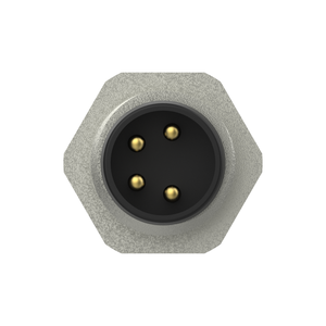 MARVTECH Circular Connector Push Pull Silver IP67 Mount Connector Female 4 Pin IEC - Product Image 4