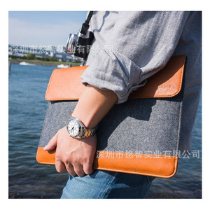 Custom felt laptop <b>bags</b>, <b>tablet</b> protective sleeves, stylish felt <b>bags</b>, briefcases - Product Image 4