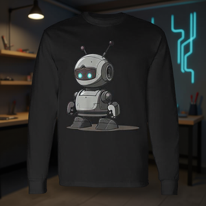 Linda camiseta robótica de manga larga para mecánicos y amantes de la IA - Product Image 3