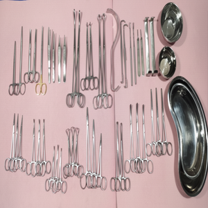 Juego de 50 Instrumentos Quirúrgicos Básicos para Laparotomía General - Product Image 1