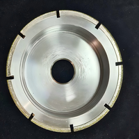 Meule diamantée électrolytique pour plaquettes de frein de moto, meules abrasives plates, agent de liaison métallique, grain 46, qualité fine