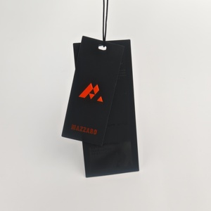 <span class=keywords><strong>Hangtag</strong></span> ป้ายเสื้อผ้าที่กำหนดเองสำหรับเสื้อผ้าสำหรับเพิ่มเอกลักษณ์ของแบรนด์และสไตล์กางเกงลำลองป้ายแขวน - Product Image 2