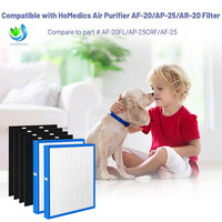 Filter HEPA 3 in 1 Asli Kompatibel dengan HoMedics AF-20 AP-25 AR-20 Paket Multi Grosir Langsung dari Pabrik