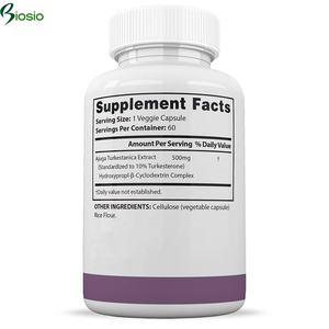 Natural anabolik suplemen makanan Hydroxypropy <span class=keywords><strong>Cyclodextrin</strong></span> Complex Turkestani ekstrak Turkerstone kapsul sayuran - Product Image 5
