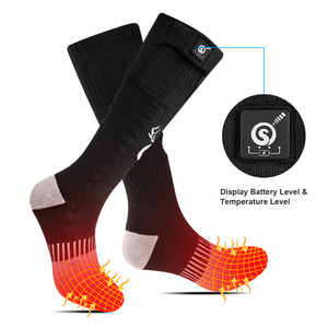 Chaussettes chauffantes épaisses en laine, isolées thermiquement, pour les travaux en extérieur par temps extrêmement froid, la chasse à la <span class=keywords><strong>neige</strong></span>, chauffage puissant, longue durée - Product Image 2
