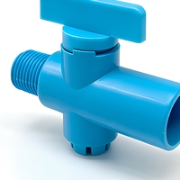 Vanne à boisseau sphérique en ABS, filetage mâle 1/2 po, norme JIS, pour réservoir d'eau, irrigation, alimentation en eau, vanne à collier de serrage - Offre Spéciale