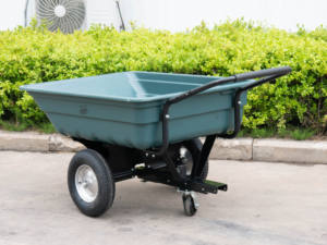 <span class=keywords><strong>Remolque</strong></span> Agrícola de Acero de 2 Ruedas <span class=keywords><strong>para</strong></span> ATV, <span class=keywords><strong>Remolque</strong></span> de Jardín <span class=keywords><strong>para</strong></span> Motocicleta, Capacidad de Carga 295 kg, Dimensiones 1770x860x750 cm - Product Image 1