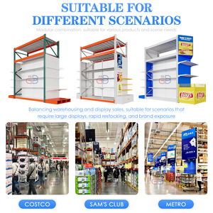 Scaffali per Supermercato a Doppio Lato Personalizzabili, Robusti Espositori per Negozi e Centri Commerciali - Product Image 4