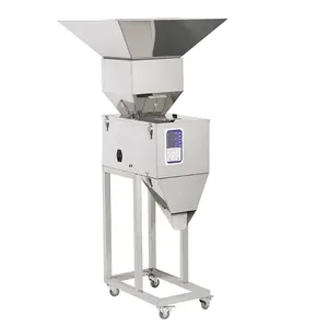 Máquina de enchimento semiautomática de pó para embalagens de alimentos, microenchimento semiautomático para grânulos de salgadinhos a vácuo