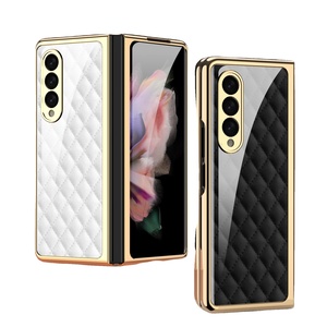 Coque en verre électroplaqué en gros pour Samsung Z Fold/Flip 2-7, protection d'écran tout-en-un - Product Image 1