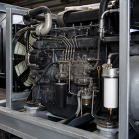 Groupe électrogène diesel à châssis ouvert de 125 kVA pour alimentation de secours d'urgence LINGGE Triphasé 380 V 60 Hz