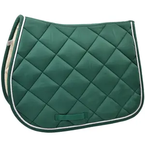 Hot Sale Equestrian Supplier Professional Equine Blanket Custom Jumping English Pads Green Color