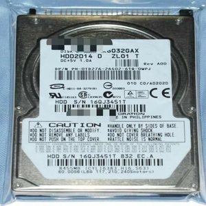 MK6032GAX HDD2D14 60GB 5400RPM 8MB IDE 2,5 "Disco duro para computadora portátil Nuevo Original Listo Stock Automatización industrial PAC PLC dedicado - Product Image 1