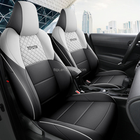 Housses de siège auto en cuir premium respectueuses de la peau pour Toyota C-HR 2024-2026, ajustement personnalisé pour SUV 5 places, ensemble complet d'accessoires
