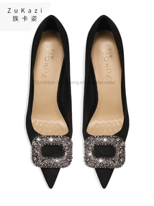 High Heels Senior Female New French Design Pointed Thin Heel Temperament Single <b>Shoes</b> - Product Image 3