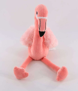 Peluche Flamant Rose Personnalisée Super Douce et Mignonne avec Broderie en Maille – Cadeau d'Anniversaire Adorable et Câlin - Product Image 3