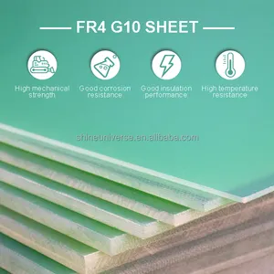 Hoja laminada de tela de vidrio fenólico epoxi G10 DE FÁBRICA DE China SU para ingeniería industrial