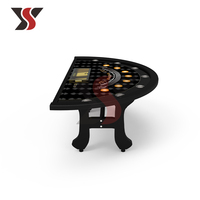 Table de Blackjack Moderne de Luxe Personnalisée YS avec Design à Jambes en H pour les Jeux de Casino et le Divertissement de Poker