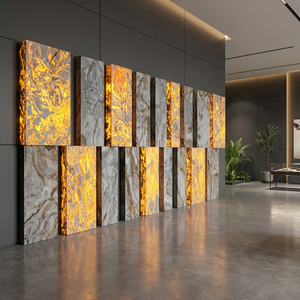 แผ่นหินชนวนธรรมชาติ Triton Stones TS015 แบบโปร่งแสง ขนาดสั่งทำได้ สำหรับผนังภายใน/ภายนอก ดีไซน์ทันสมัย รับประกัน 4 ปี - Product Image 3
