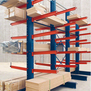 Prateleiras Cantilever de <span class=keywords><strong>Metal</strong></span> Resistente para Armazenamento de Rolos de Tecido, Sistema de Prateleiras Cantilever Ajustável para Armazém - Product Image 2