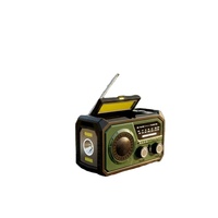 Radio d'urgence portable solaire 16000mAh pour la maison, avec manivelle, AM/FM, NOAA, USB, haut-parleur intégré, lampe torche LED, SOS, radio Internet