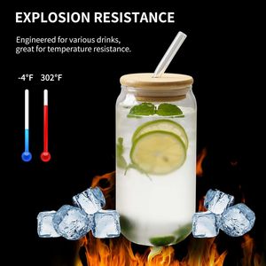 แก้วน้ำชาไข่มุกทรงกระป๋องเบียร์ ขนาด 12 ออนซ์ 16 ออนซ์ พร้อมฝาไม้ไผ่และหลอดดูด ลดราคาพิเศษ - Product Image 6